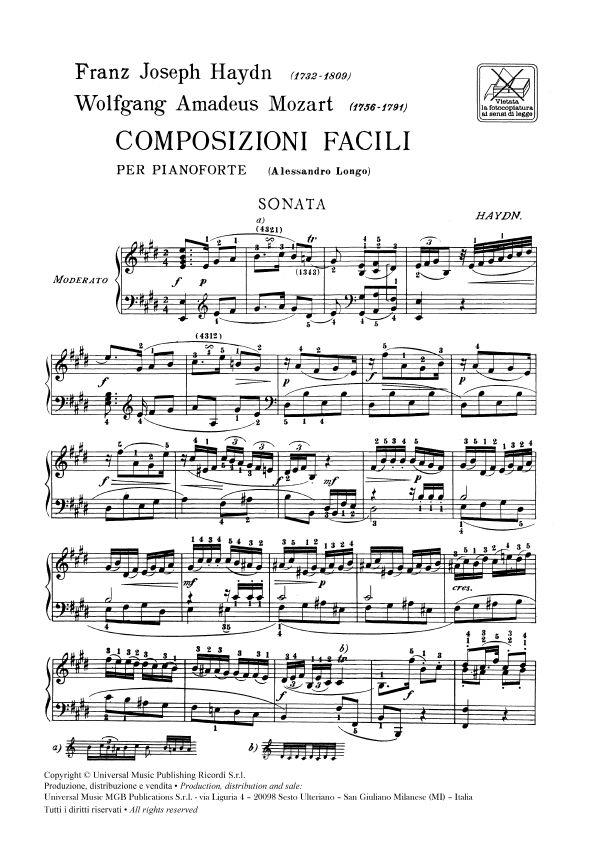 Composizioni Facili - pro klavír